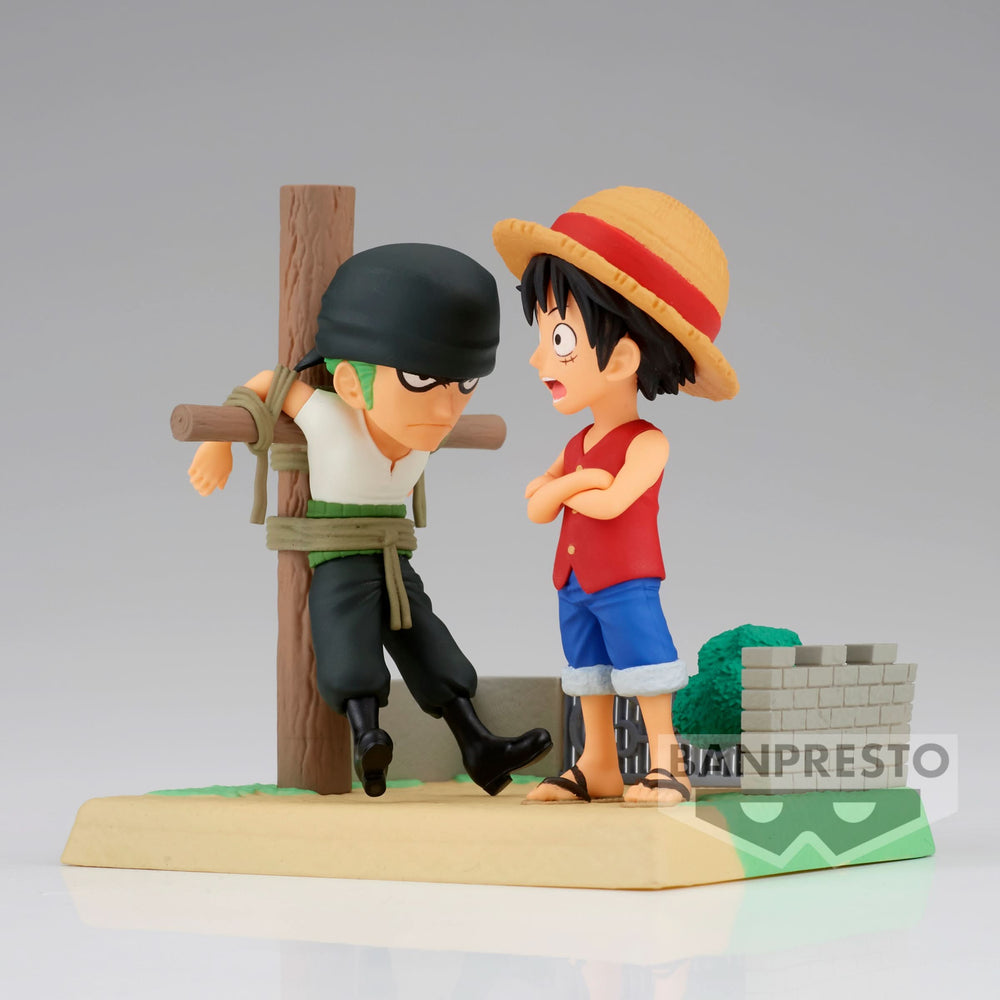 Bandai Spirits X Banpresto World Collectable Figure Log Stories - Monkey.D.Luffy & Roronoa Zoro One Piece