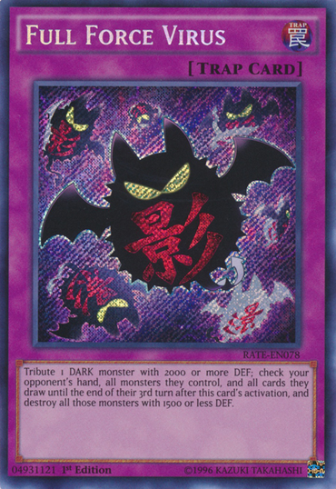 Full Force Virus [RATE-EN078] Secret Rare