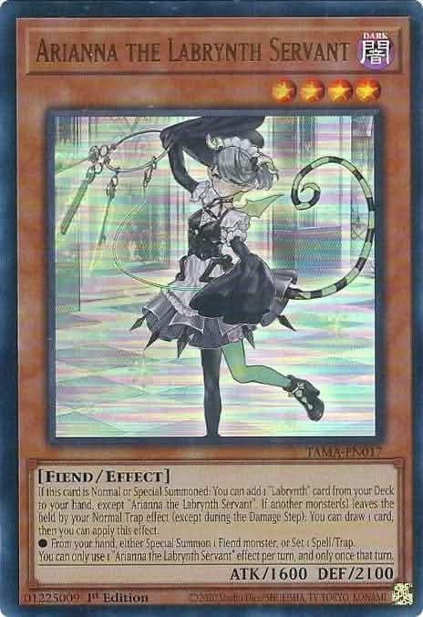 Arianna the Labrynth Servant [TAMA-EN017] Ultra Rare