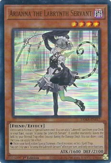 Arianna the Labrynth Servant [TAMA-EN017] Ultra Rare