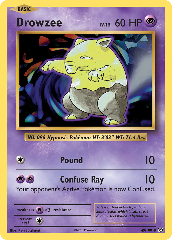 Drowzee (49/108) [XY: Evolutions]