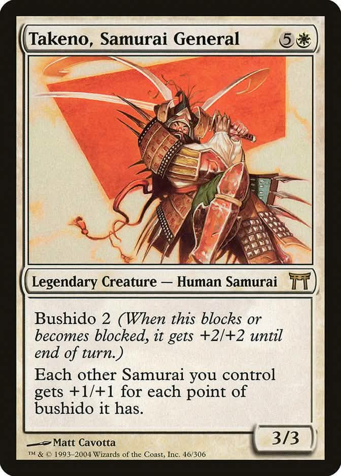 Takeno, Samurai General [Champions of Kamigawa]