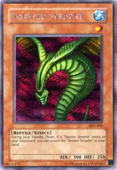 Sinister Serpent [SDD-002] Secret Rare