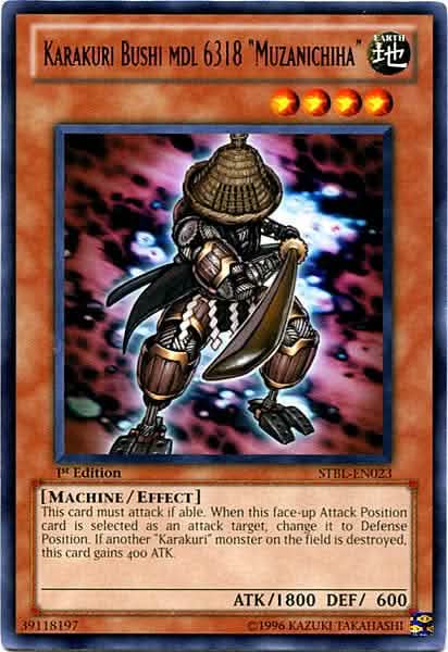 Karakuri Bushi mdl 6318 Muzanichiha [STBL-EN023] Rare