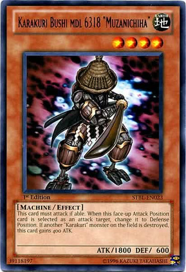 Karakuri Bushi mdl 6318 Muzanichiha [STBL-EN023] Rare