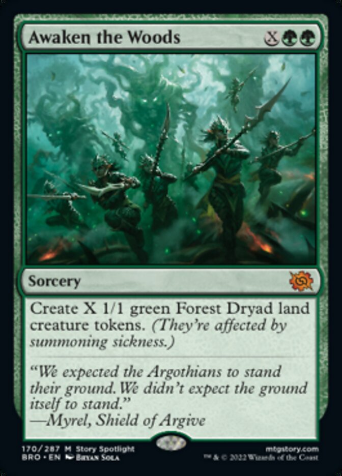 Awaken the Woods (Promo Pack) [The Brothers' War Promos]