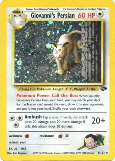 Giovanni's Persian (8/132) [Gym Challenge Unlimited]