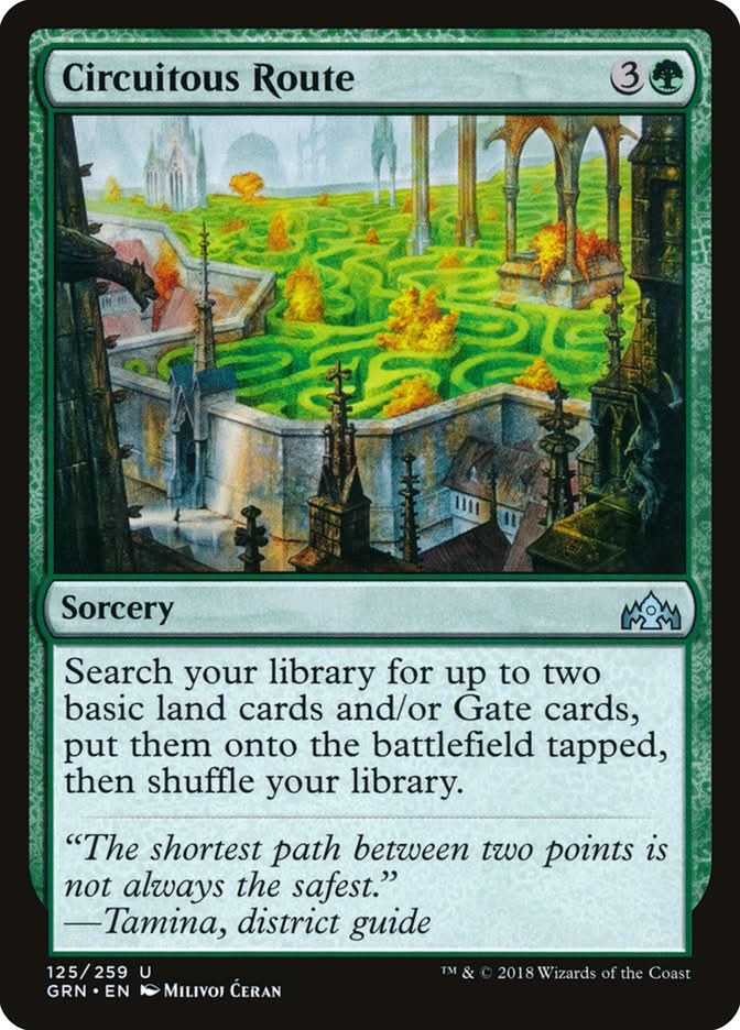 Circuitous Route [Guilds of Ravnica]