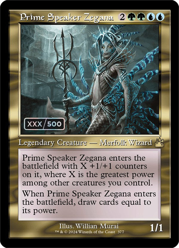 Prime Speaker Zegana (Retro) (Serialized) [Ravnica Remastered]