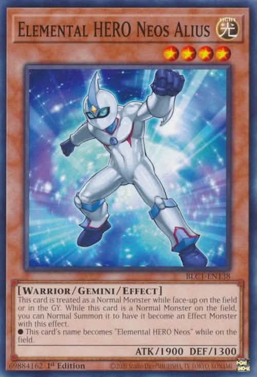 Elemental HERO Neos Alius [BLC1-EN138] Common