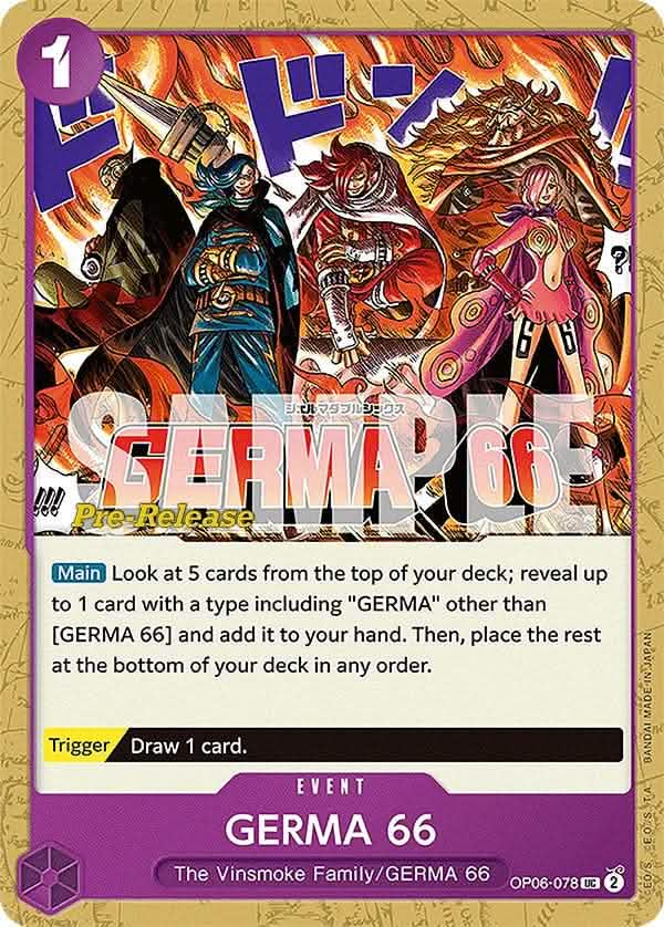 GERMA 66 [Wings of the Captain Pre-Release Cards]