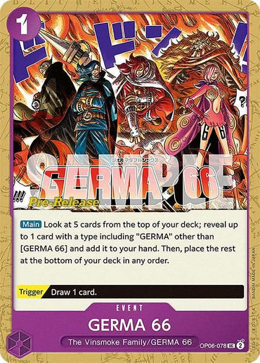 GERMA 66 [Wings of the Captain Pre-Release Cards]