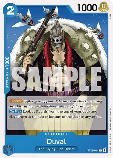 Duval [Starter Deck: Zoro and Sanji]