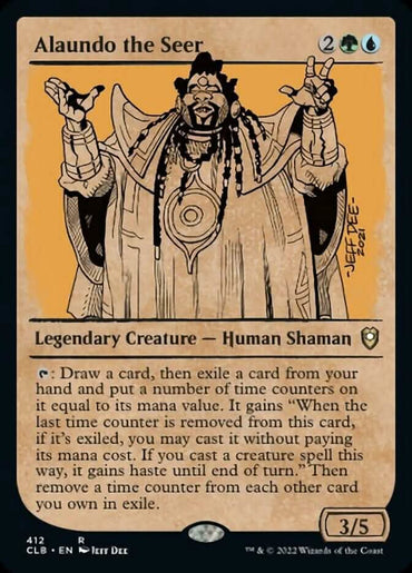 Alaundo the Seer (Showcase) [Commander Legends: Battle for Baldur's Gate]