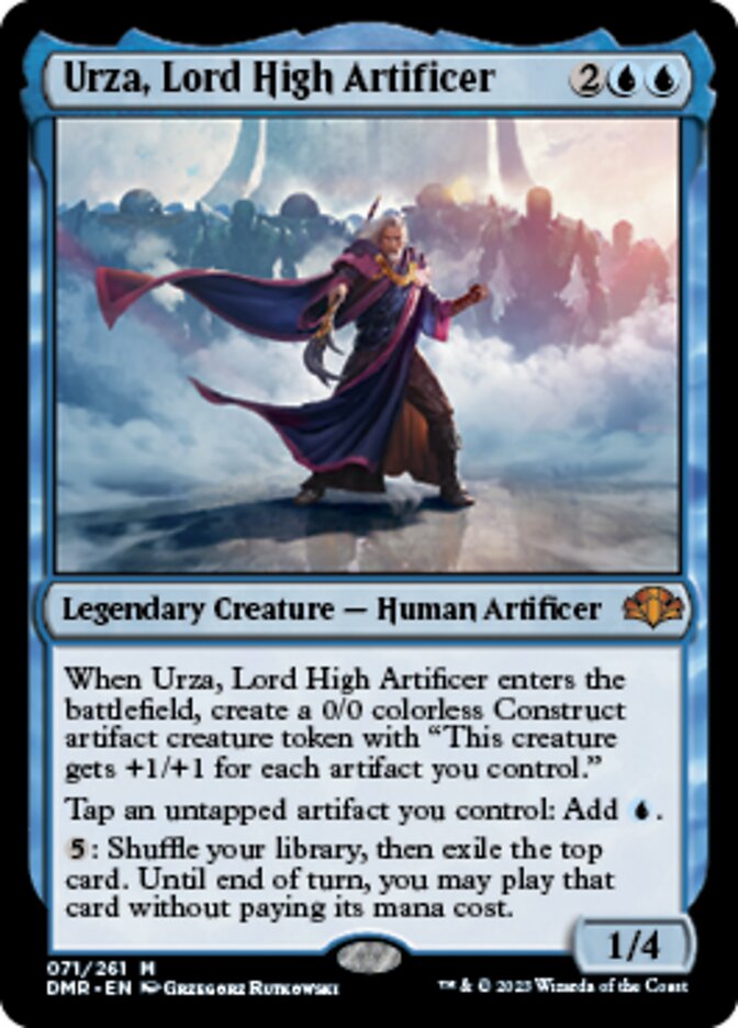 Urza, Lord High Artificer [Dominaria Remastered]