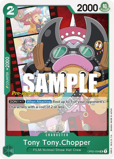 Tony Tony.Chopper [Paramount War Pre-Release Cards]