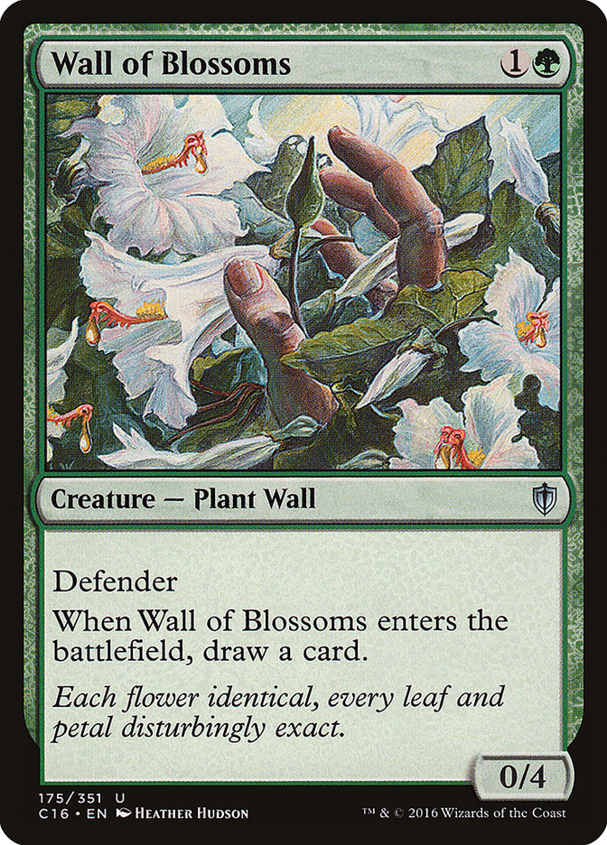 Wall of Blossoms [Commander 2016]