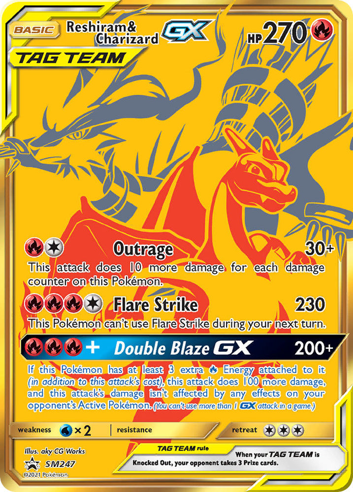 Reshiram & Charizard GX (SM247) [Sun & Moon: Black Star Promos]