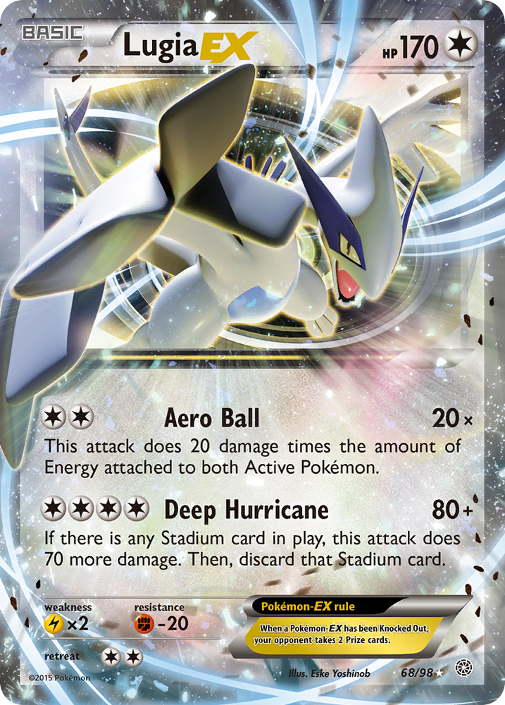 Lugia EX (68/98) [XY: Ancient Origins]