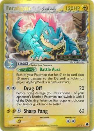 Feraligatr (2/101) (Delta Species) (Stamped) [EX: Dragon Frontiers]