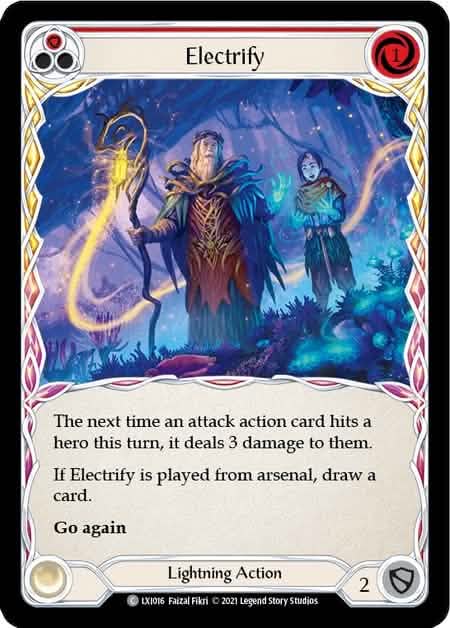 Electrify (Red) [LXI016] (Tales of Aria Lexi Blitz Deck)  1st Edition Normal