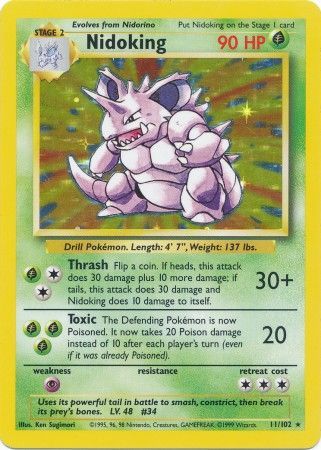 Nidoking (11/102) [Base Set Unlimited]