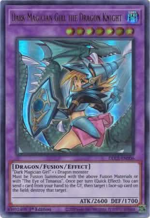 Dark Magician Girl the Dragon Knight (Alternate Art) (Purple) [DLCS-EN006] Ultra Rare