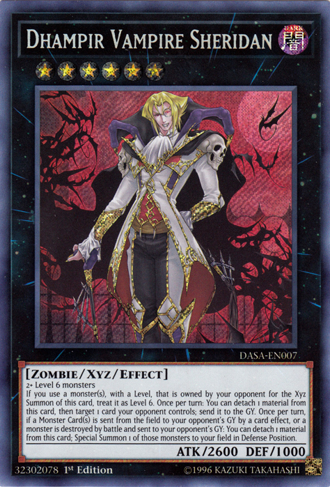 Dhampir Vampire Sheridan [DASA-EN007] Secret Rare