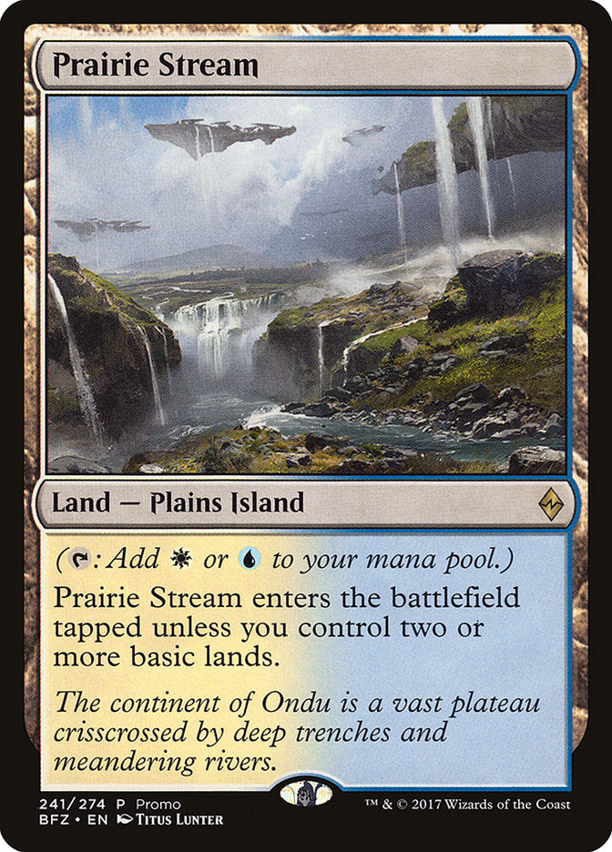 Prairie Stream (Promo) [Battle for Zendikar Standard Series]