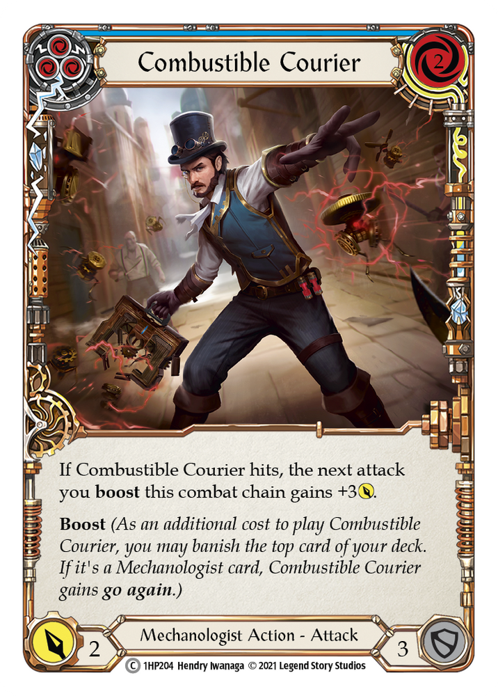 Combustible Courier (Blue) [1HP204] (History Pack 1)