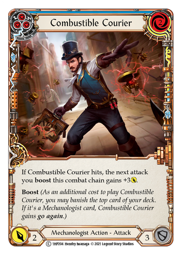 Combustible Courier (Blue) [1HP204] (History Pack 1)