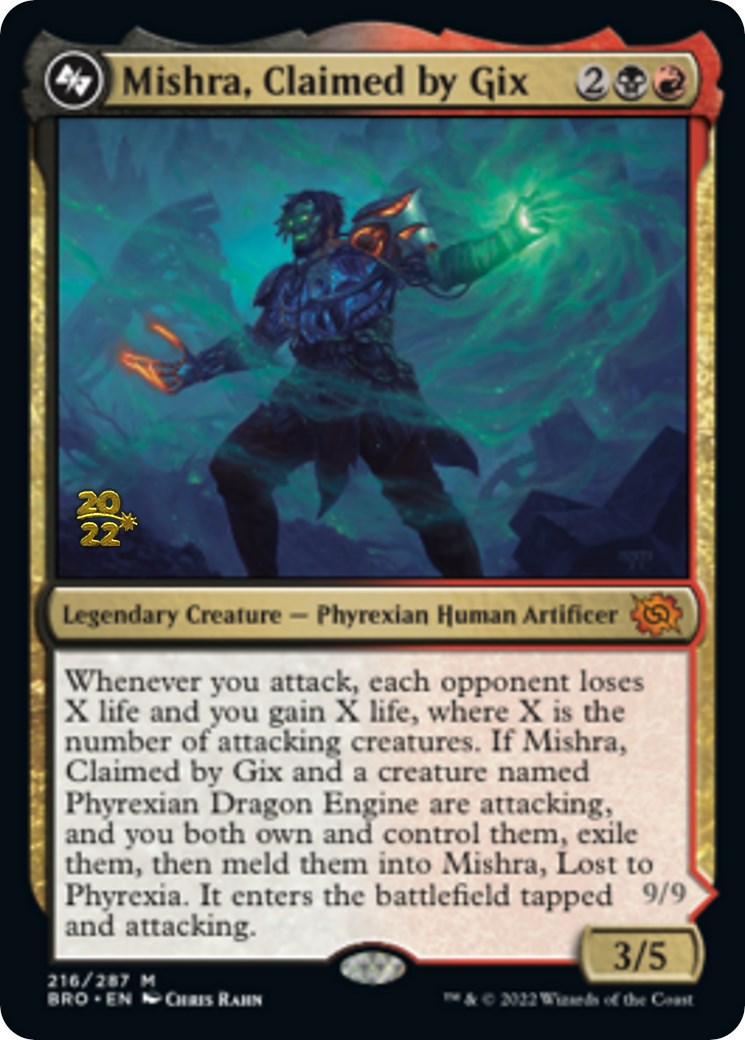 Mishra, Claimed by Gix [The Brothers' War Prerelease Promos]