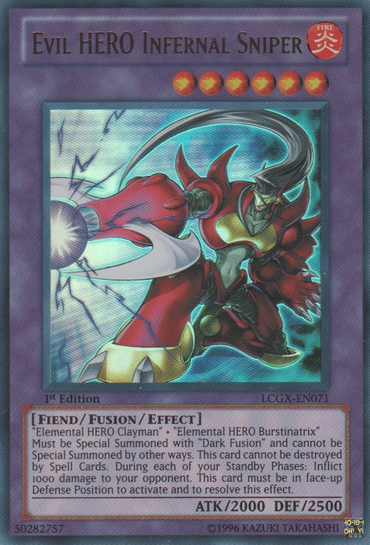 Evil HERO Infernal Sniper [LCGX-EN071] Ultra Rare