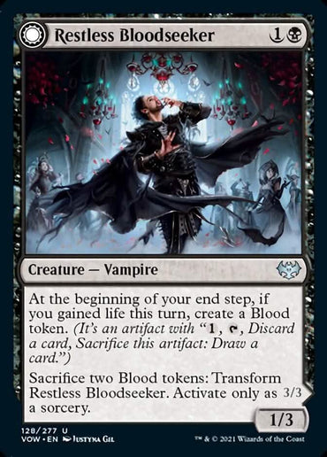 Restless Bloodseeker // Bloodsoaked Reveler [Innistrad: Crimson Vow]