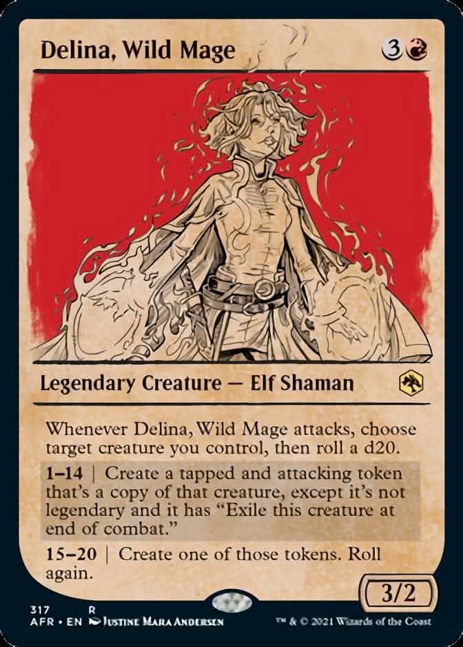 Delina, Wild Mage (Showcase) [Dungeons & Dragons: Adventures in the Forgotten Realms]