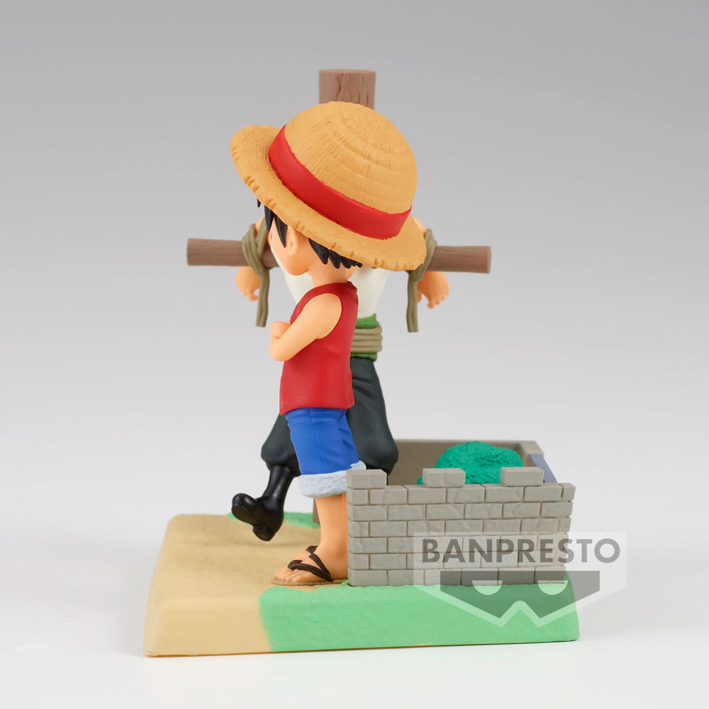 Bandai Spirits X Banpresto World Collectable Figure Log Stories - Monkey.D.Luffy & Roronoa Zoro One Piece