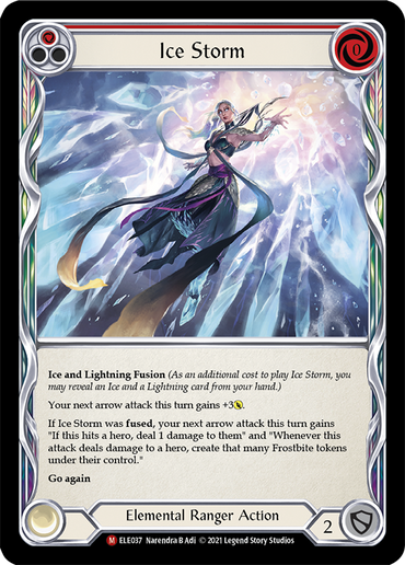 Ice Storm [ELE037] (Tales of Aria)  1st Edition Normal