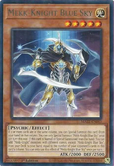 Mekk-Knight Blue Sky [MAZE-EN043] Rare