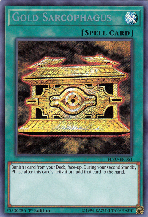 Gold Sarcophagus [HISU-EN051] Secret Rare