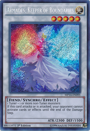 Armades, Keeper of Boundaries [MP14-EN095] Secret Rare