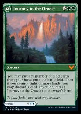 Jadzi, Oracle of Arcavios // Journey to the Oracle [Strixhaven: School of Mages]