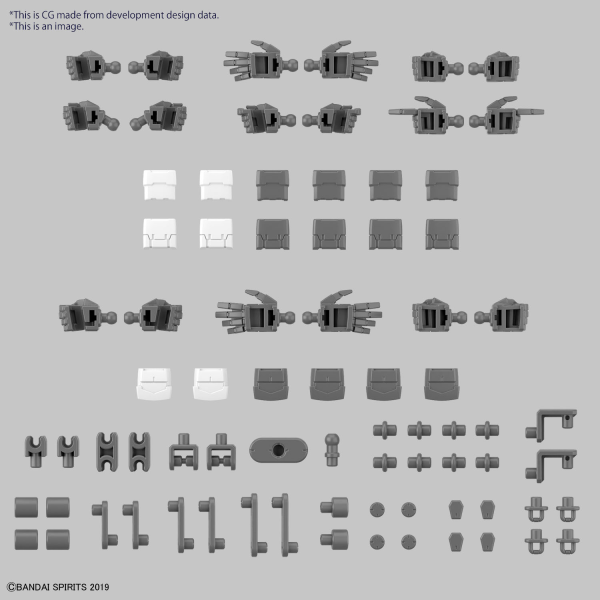 30MM 1/144 OPTION PARTS SET 12 (HAND PARTS /MULTI-JOINT)