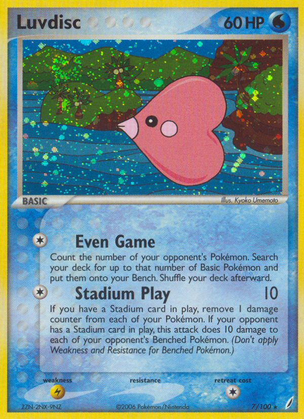 Luvdisc (7/100) [EX: Crystal Guardians]