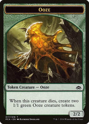 Ooze (016) // Ooze (017) Double-Sided Token [Planechase Anthology Tokens]
