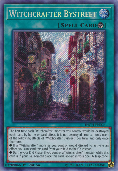 Witchcrafter Bystreet [INCH-EN024] Secret Rare