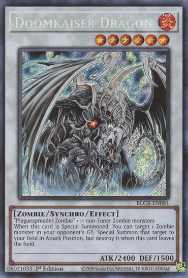 Doomkaiser Dragon [BLCR-EN081] Secret Rare