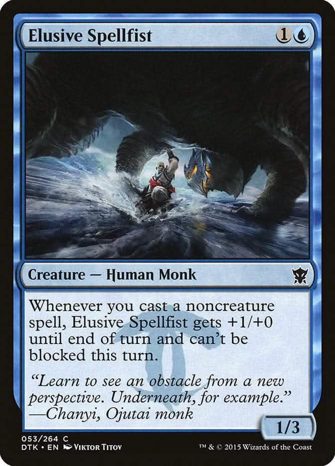 Elusive Spellfist [Dragons of Tarkir]