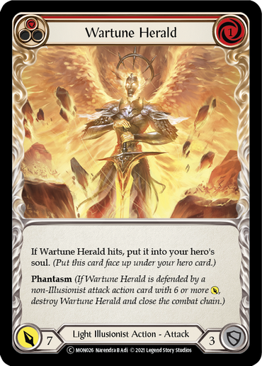 Wartune Herald (Red) [U-MON026] (Monarch Unlimited)  Unlimited Normal