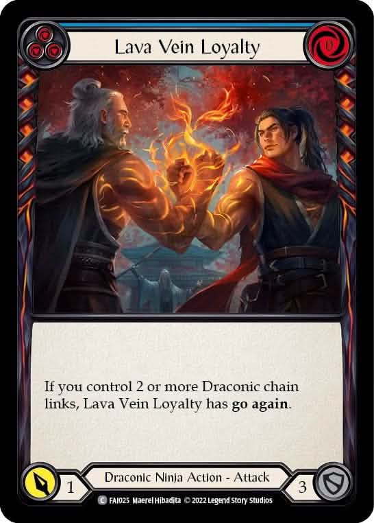 Lava Vein Loyalty (Blue) [FAI025] (Uprising Fai Blitz Deck)