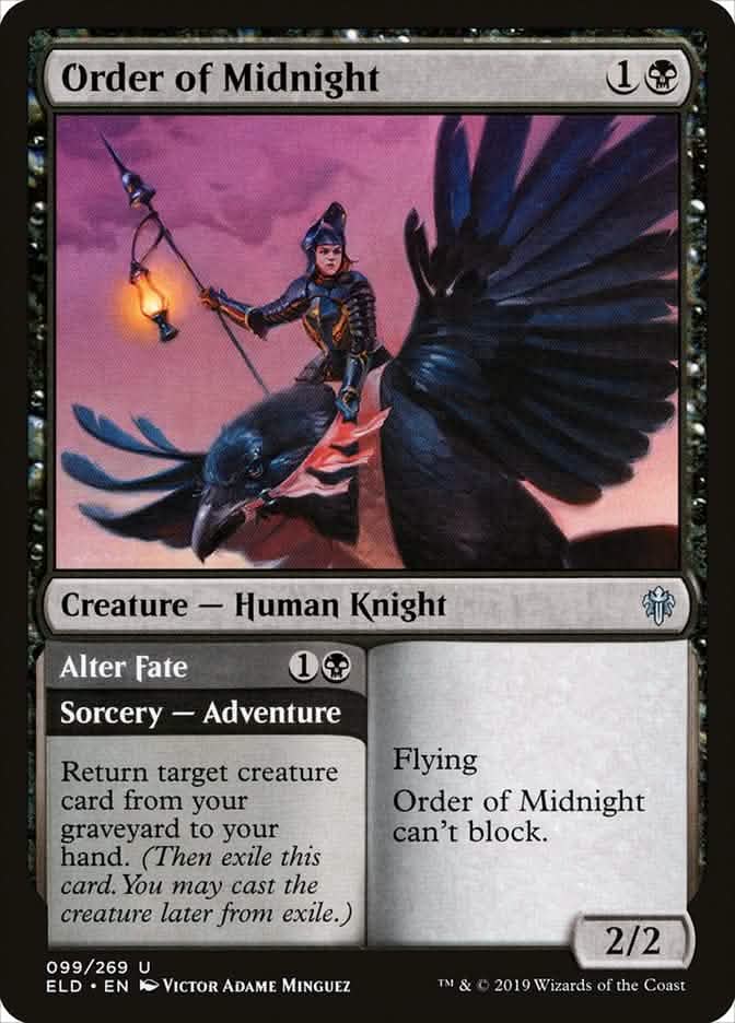 Order of Midnight // Alter Fate [Throne of Eldraine]